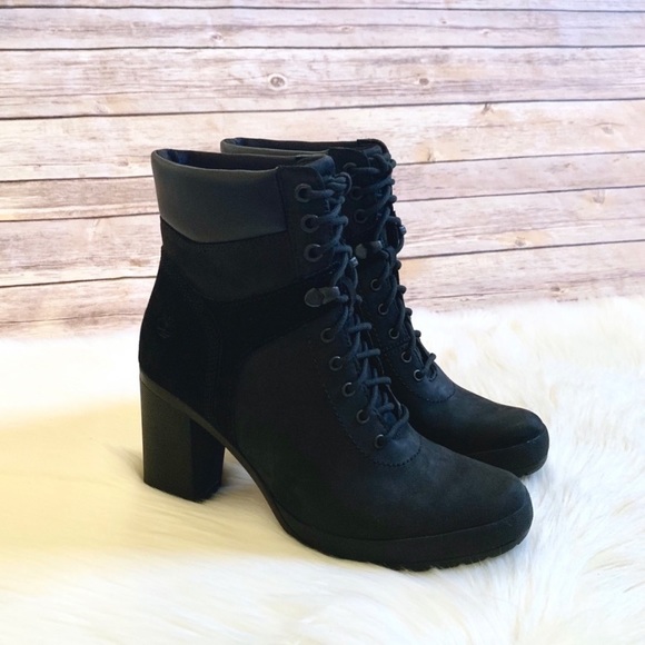 Timberland Black Camdale Field Lace Ankle Boots - Picture 4 of 8